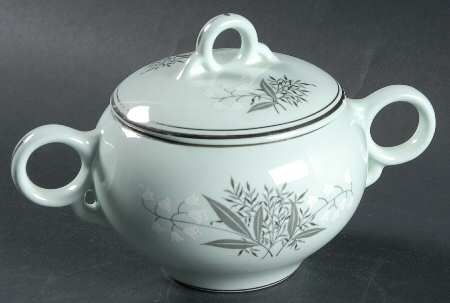 Lady Empire (Platinum Trim) Sugar Bowl & Lid