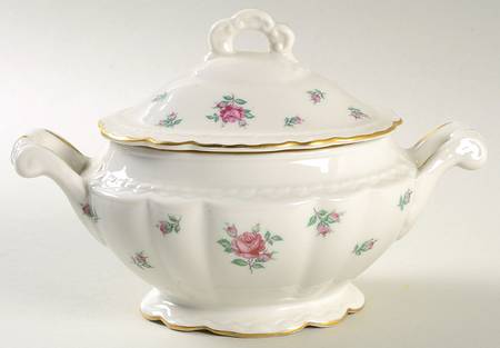 Corsage Sugar Bowl & Lid