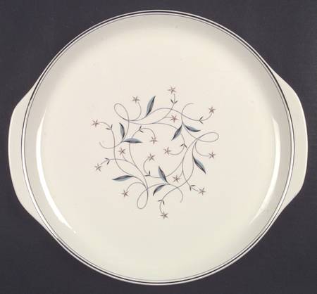 Starflower Handled Cake Plate
