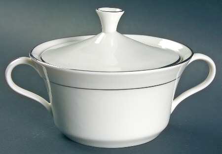 Silver Tiara Sugar Bowl & Lid