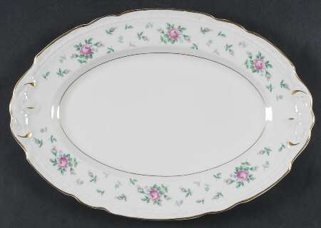 Sweet Briar 13" Oval Serving Platter
