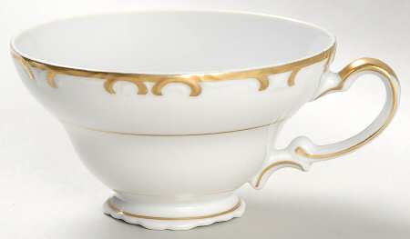 Golden Baroque Footed Cup