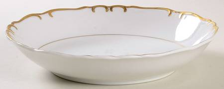 Golden Baroque Coupe Soup Bowl