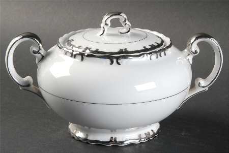 Silver Baroque Sugar Bowl & Lid