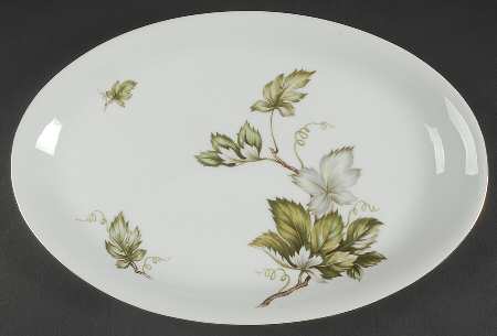 Woodsong (Japan) 16" Oval Serving Platter
