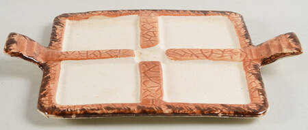 Ye Olde Cottage Tray for Egg Cup Holder (4 Spaces)