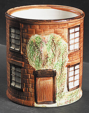 Ye Olde Cottage Biscuit Barrel No Lid