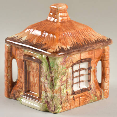 Ye Olde Cottage Sugar Bowl & Lid