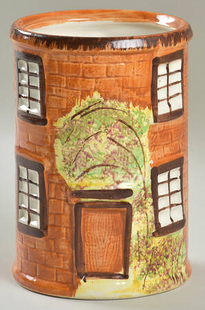 Ye Olde Cottage Candy Jar No Lid