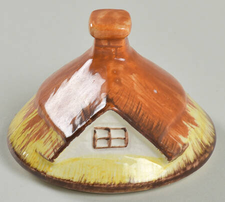 Ye Olde Cottage Lid for Candy Jar
