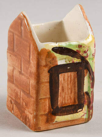Ye Olde Cottage Mustard Jar No Lid