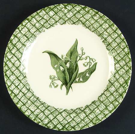 Lily of The Valley Salad Plate