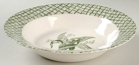 Lily of The Valley 9" Round Vegetable Bowl