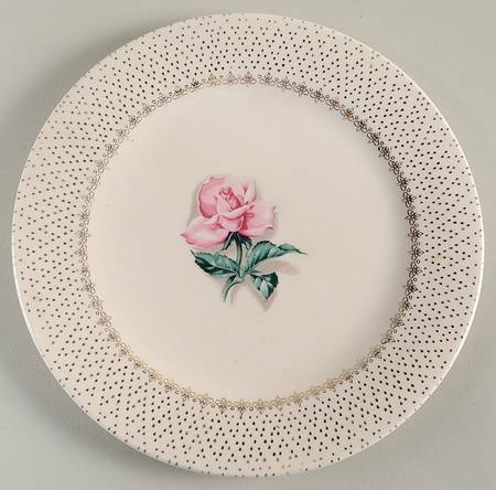 Romance Rose Salad Plate