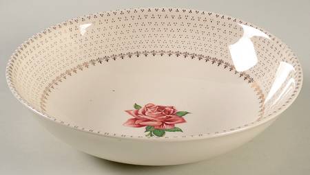 Romance Rose 9" Round Vegetable Bowl