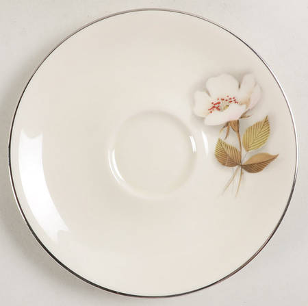 Ivory Rose Saucer
