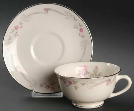Morland Rose Footed Cup & Saucer Set