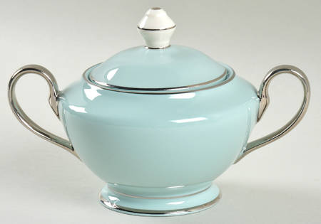 Rosa Mundi Sugar Bowl & Lid