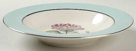 Rosa Mundi Rim Soup Bowl