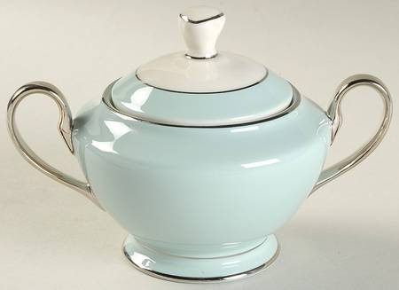 Rosa Mundi Sugar Bowl & Lid