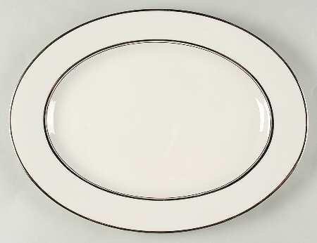 Silver Sonnet 15" Oval Serving Platter