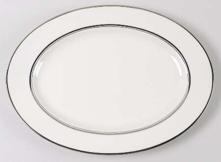 Silver Sonnet 13" Oval Serving Platter