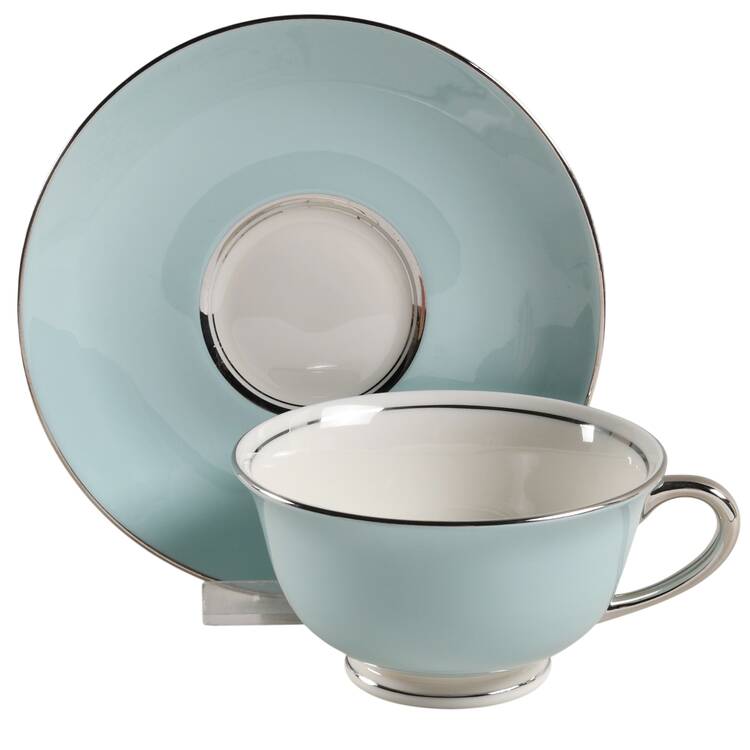 Skyridge Footed Cup & Saucer Set