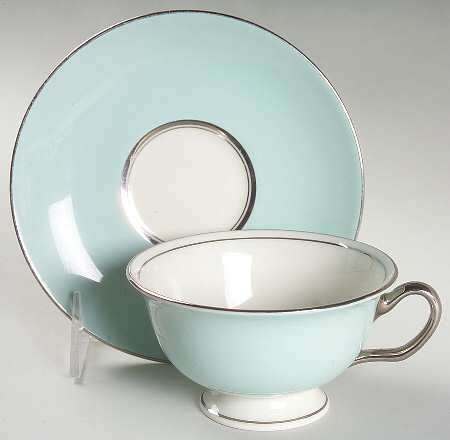 Skyridge Footed Cup & Saucer Set