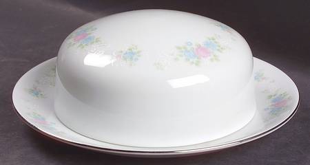 China Garden Round Covered Butter by Prestige (China)