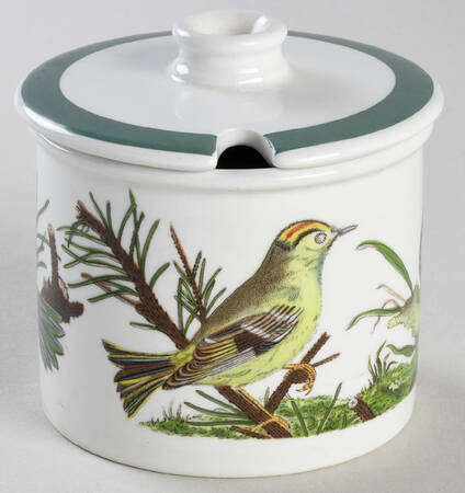 Birds of Britain Jam/Jelly & Lid (uses the Drum Sugar Open)