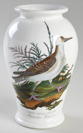 Birds of Britain 8" Canton Vase