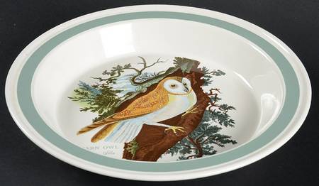 Birds of Britain 10" Pie Baking Plate with Green Band