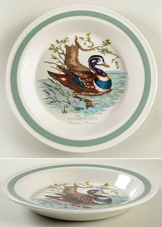 Birds of Britain 10" Pie Baking Plate with Green Band