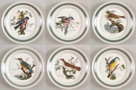 Birds of Britain Bread & Butter Plate - Set of 6 Motifs
