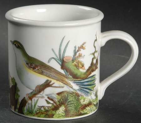 Birds of Britain Flat Demitasse Cup (For Green Band Saucer)