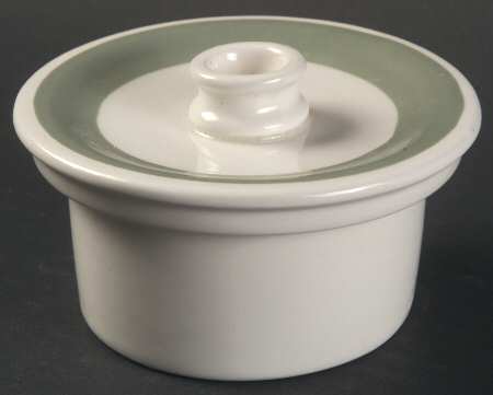 Birds of Britain Lid wth Green Band for Coffee Pot