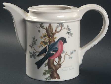 Birds of Britain Coffee Pot No Lid