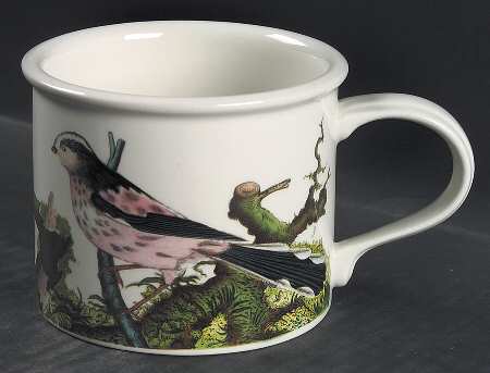 Birds of Britain Drum Breakfast Cup/Mug (For Green Band Saucer)
