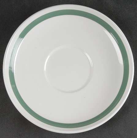 Birds of Britain Green Band Saucer for Jumbo Cup