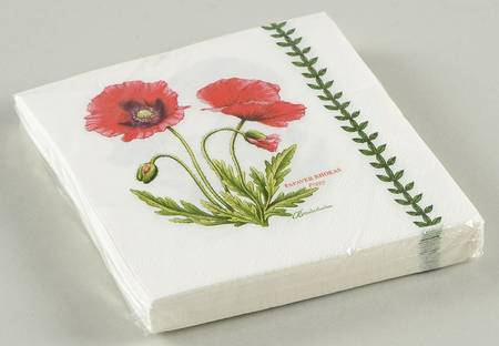 Botanic Garden Package of Paper Beverage Napkins