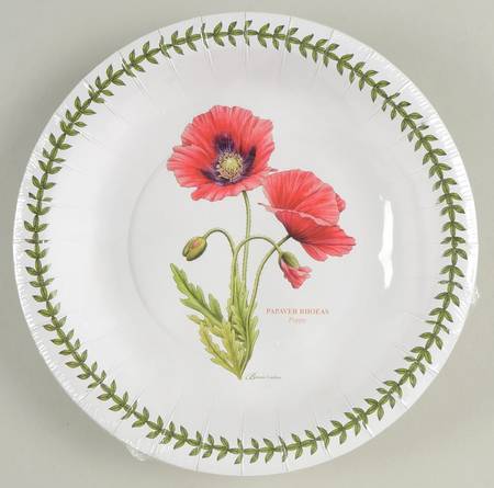 Botanic Garden (Pack of 8) Paper Luncheon/Dessert Plates