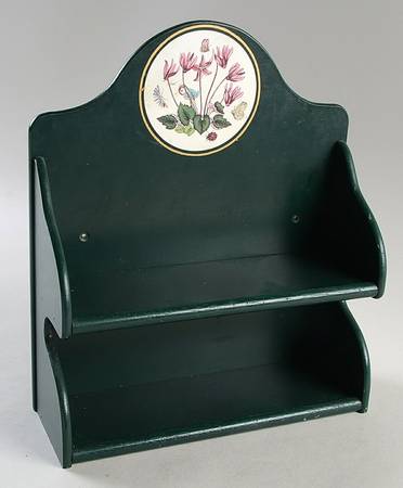 Botanic Garden Wood Spice Rack-Holds 6 3" Spice Jars