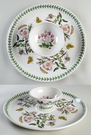 Botanic Garden Chip/Dip Set (Uses Sorbet for Dip)
