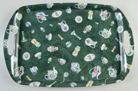 Botanic Garden 18" Scattered Melamine Serving Tray