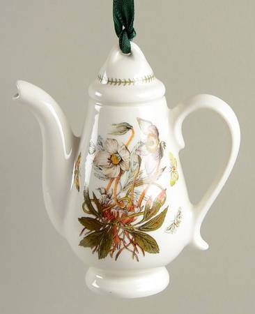Botanic Garden Coffeepot Ornament