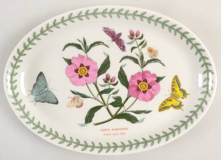 Botanic Garden 10" Oval Steak Platter