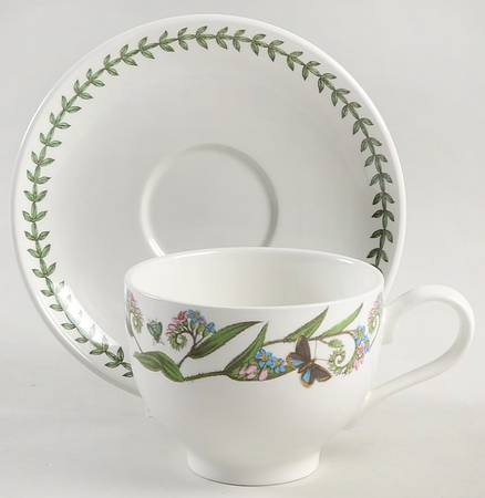 Botanic Garden Traditional Breakfast Cup & Saucer Set