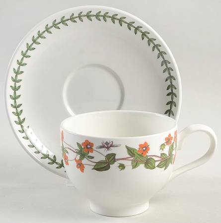 Botanic Garden Traditional Breakfast Cup & Saucer Set