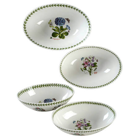 Botanic Garden Oval Nesting Bowl (Set of 2, 1 Each 10" & 11")