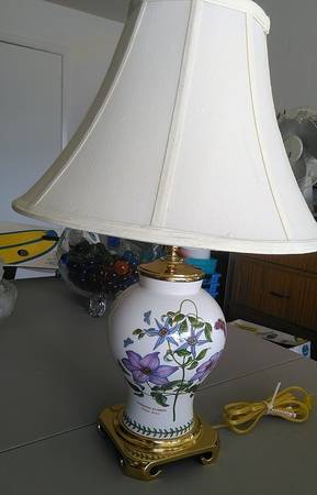 Botanic Garden 22" Electric Lamp & Shade